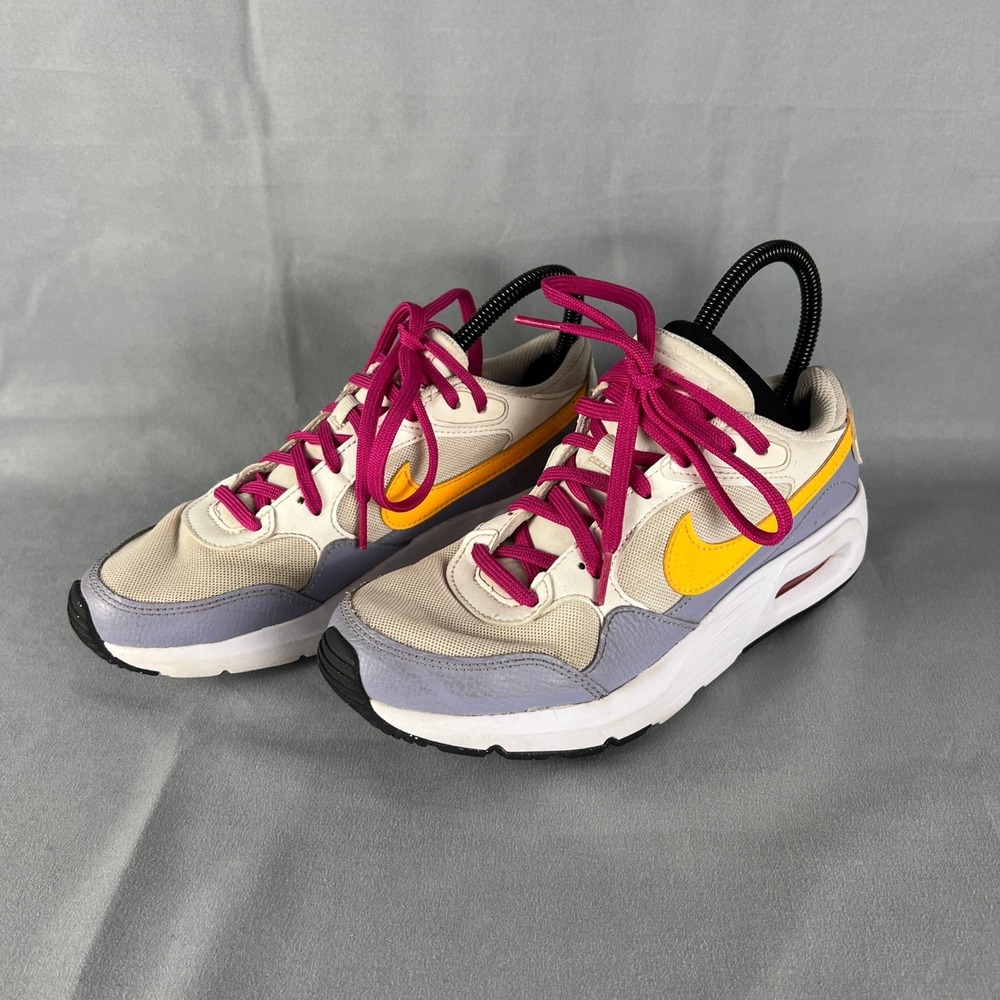 Nike Air Max SC Sneaker Youth 5.5 Sail Laser Orange Mesh Upper Comort CZ5358-116